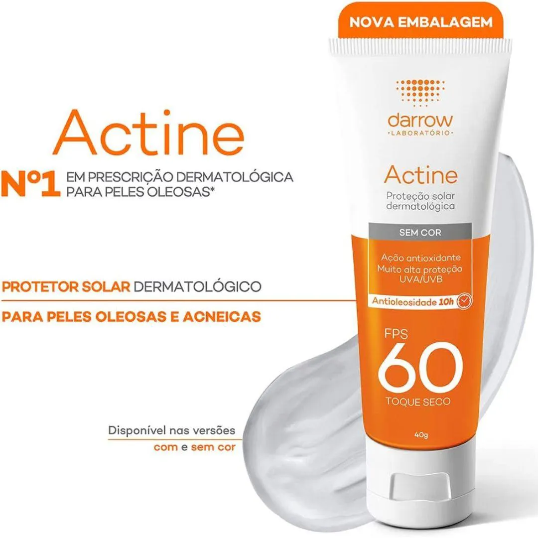Actine Protetor Solar Fps 60 Darrow – 40G