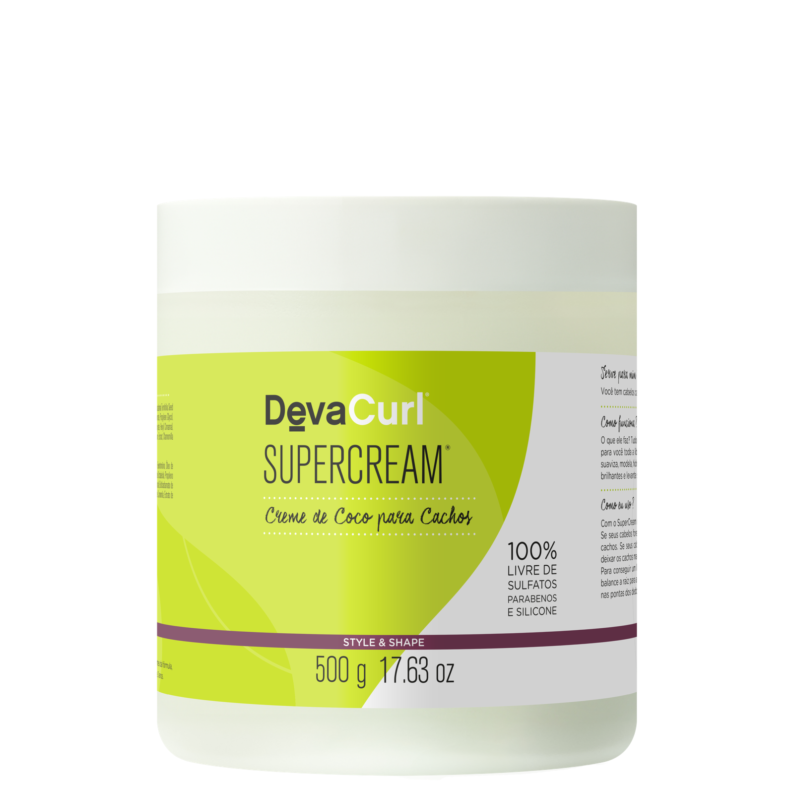 Deva Curl Supercream – Ativador de Cachos 500g