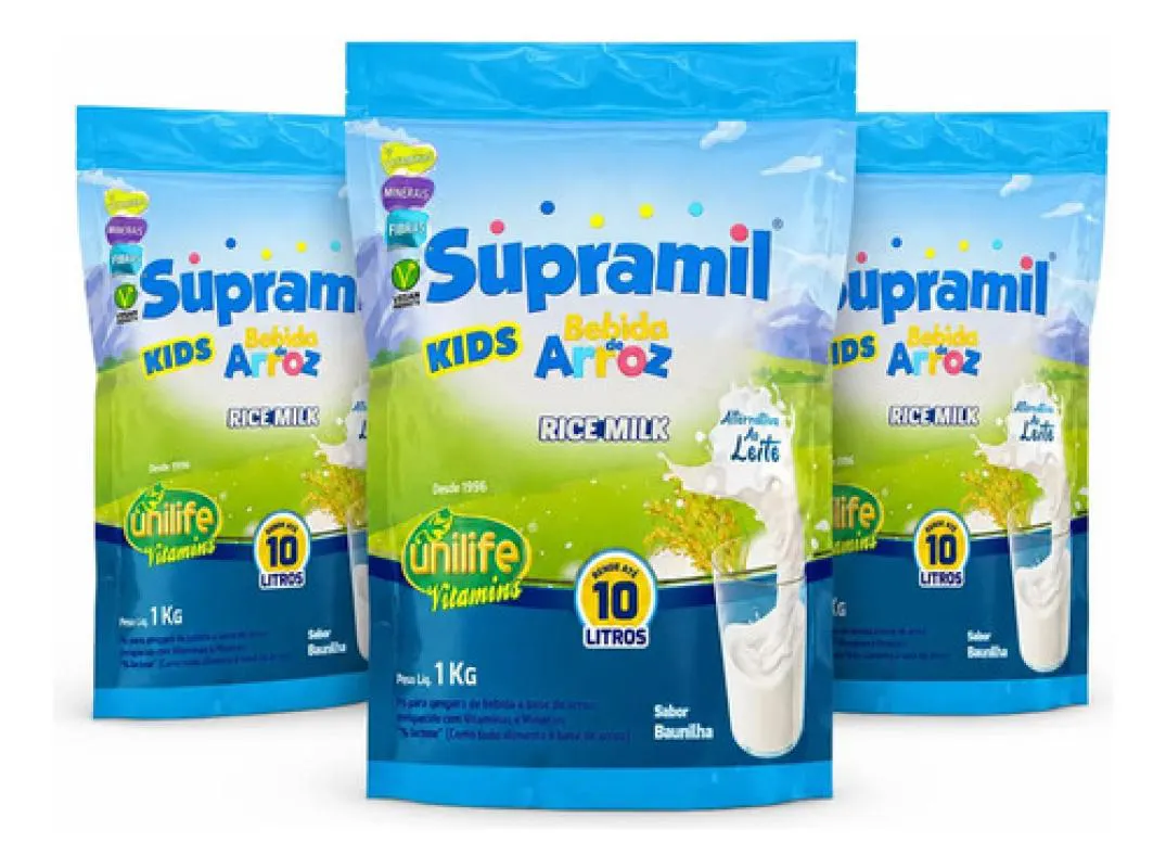 Kit 3 Supramil Kids Baunilha 1kg – Unilife