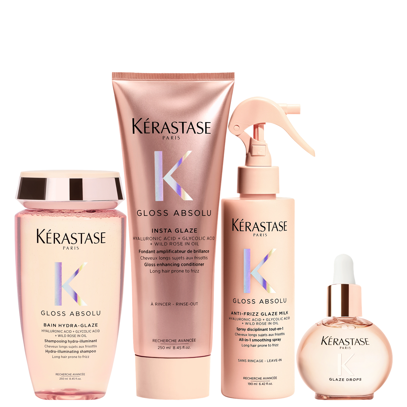 Kit Kérastase Gloss Absolu Squad (4 Produtos)