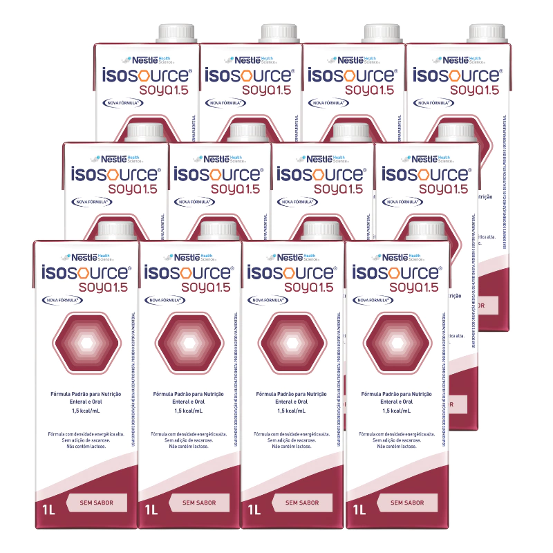 Nutrição Enteral E Oral Isosource Soya 1.5 1L 12 Unidades