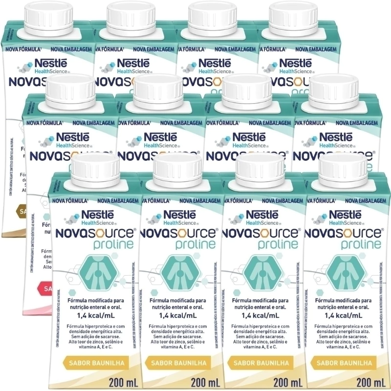 Nutrição Enteral E Oral Novasource Proline Sabores 200Ml 12 Und