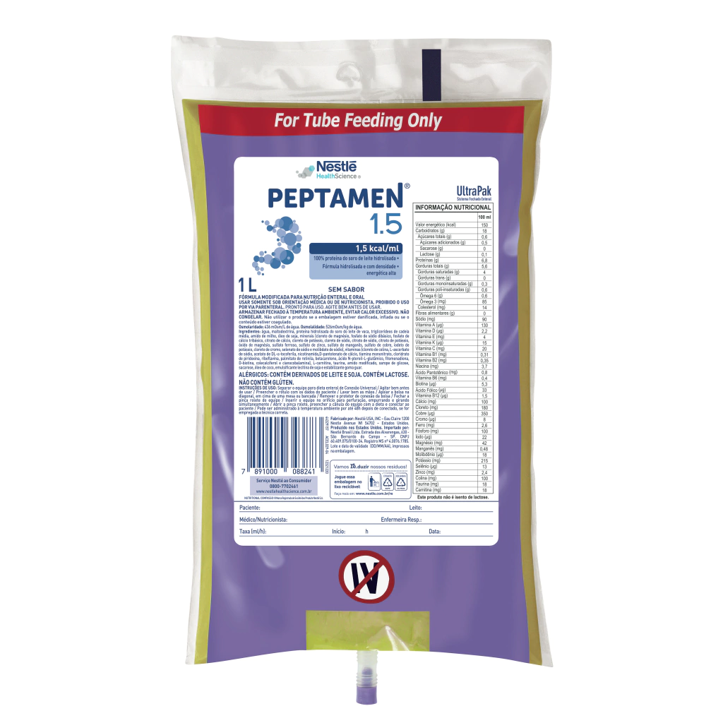 Nutrição Enteral E Oral Peptamen 1.5 S/F 1000Ml