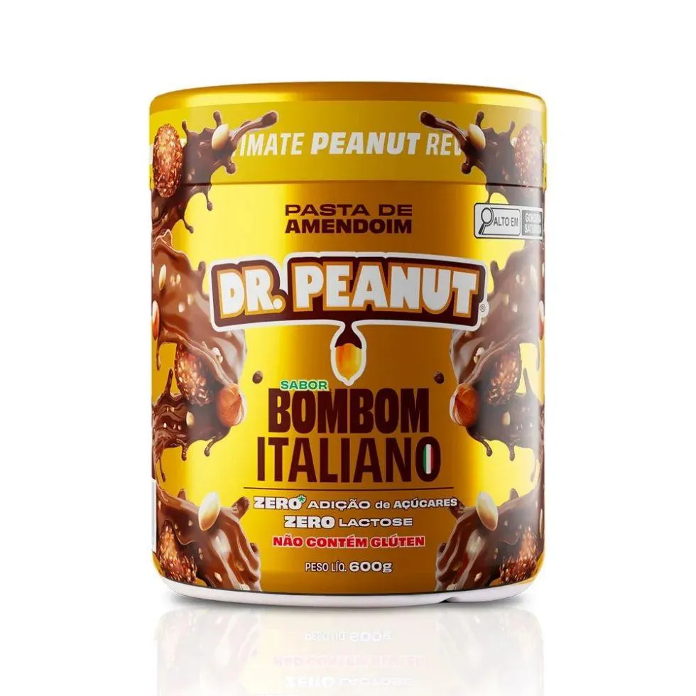 Pasta de Amendoim (600g) – Sabor: Bombom Italiano