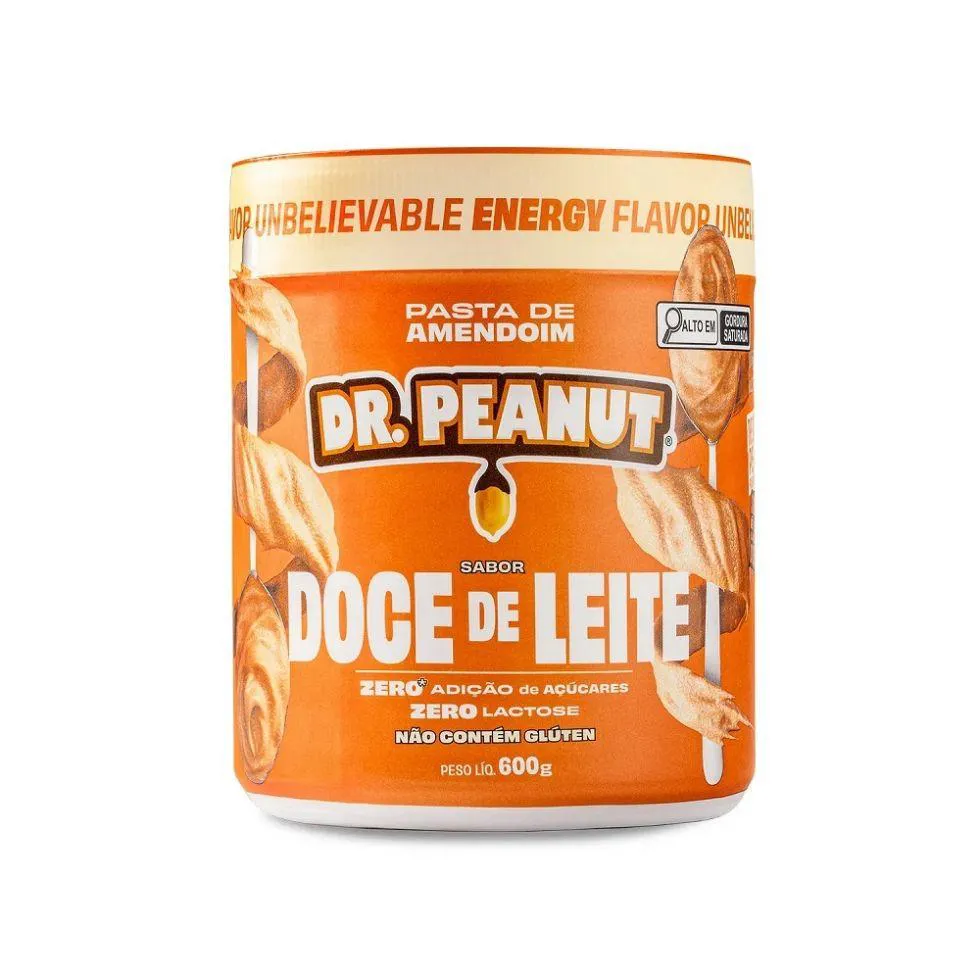 Pasta de Amendoim (600g) – Sabor: Doce de Leite