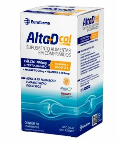 Suplemento Alimentar Alta D + Cal – 60 Comprimidos
