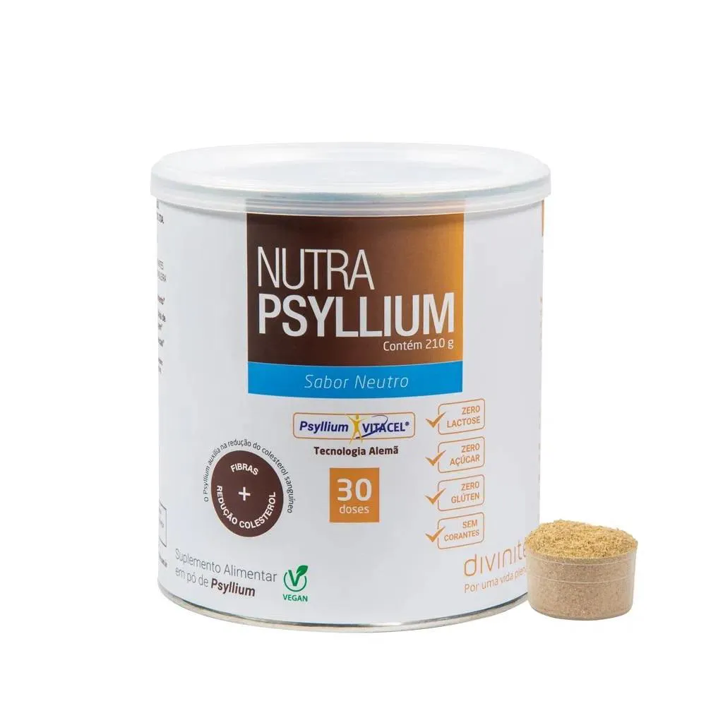 Suplemento Alimentar Nutrapsyllium Neutro 210g – Divinitè