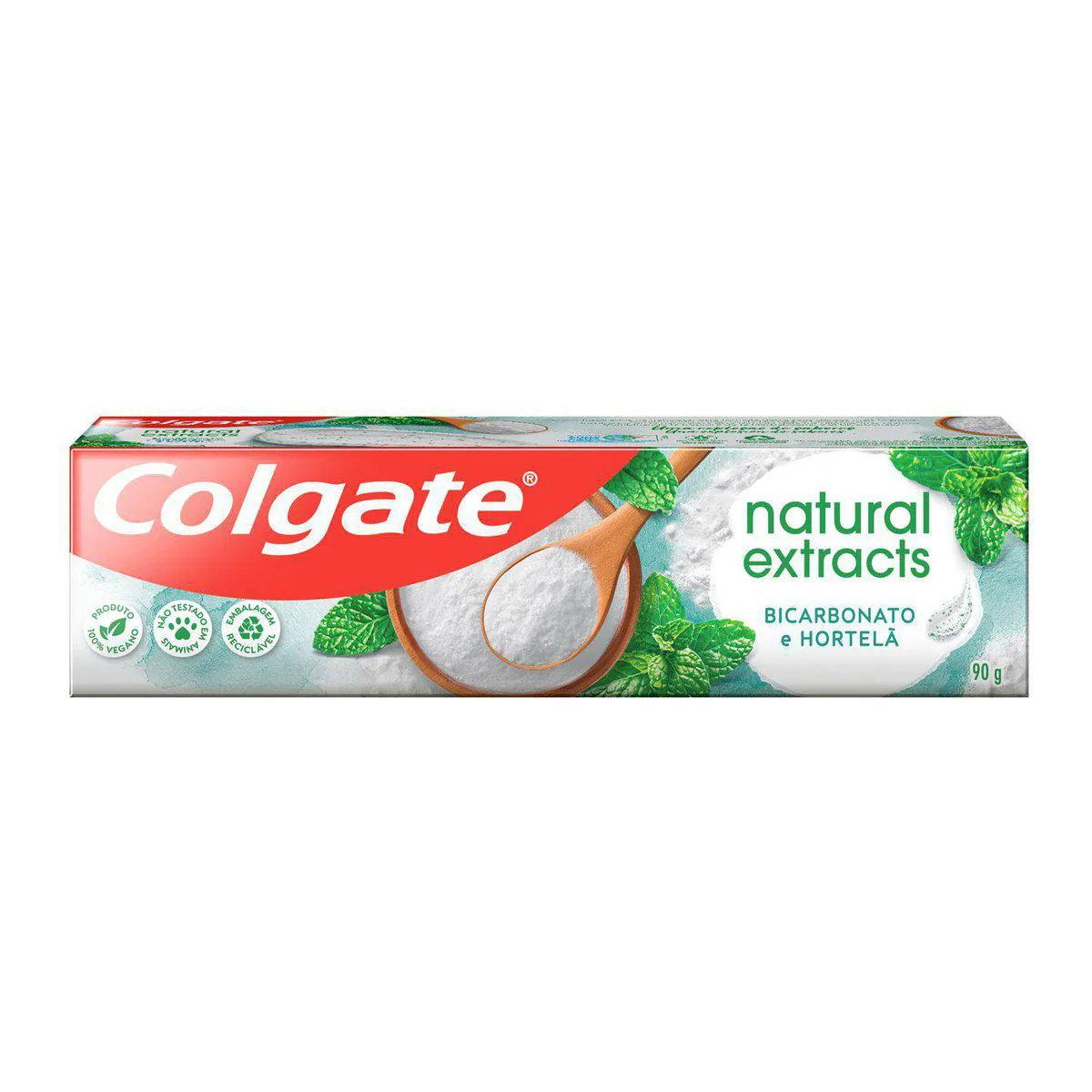 Creme Dental Colgate Natural Extracts Bicarbonato e Hortelã 90g