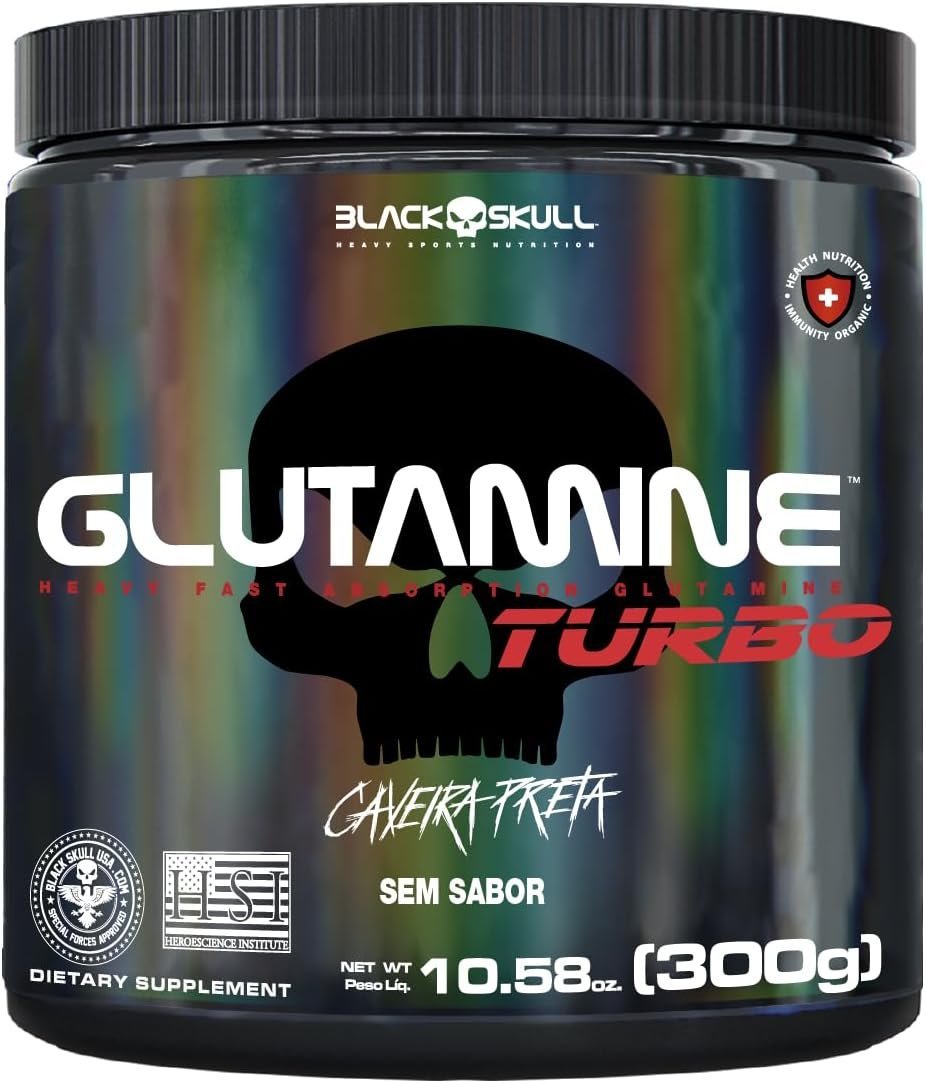 Glutamine Turbo 300G, Black Skull