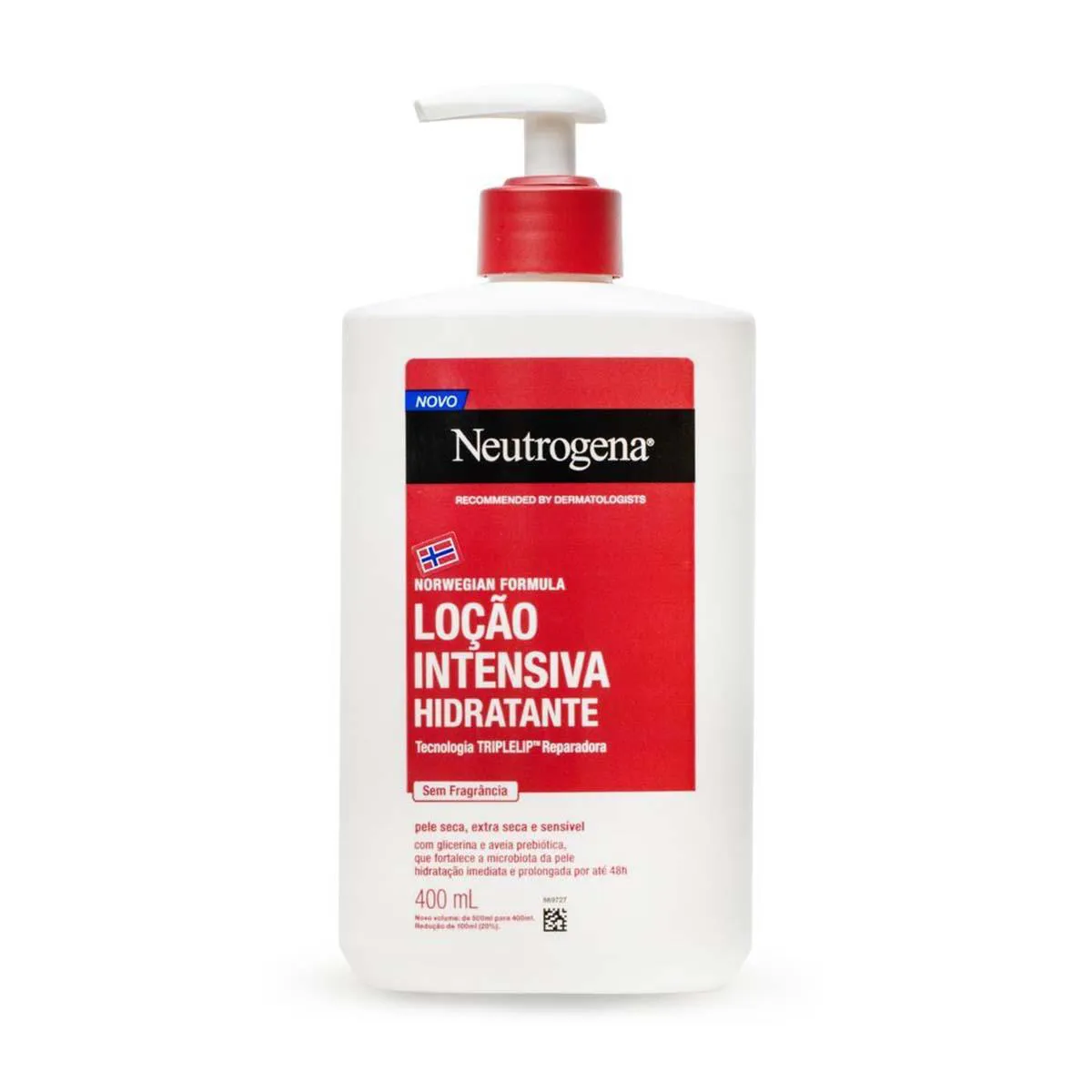 Hidratante Corporal Neutrogena Norwegian Sem Fragrância 400ml