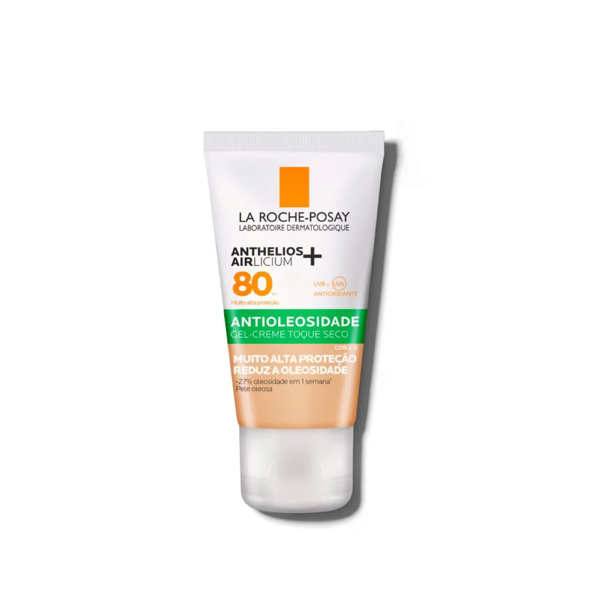 Protetor Solar Facial La Roche-Posay Anthelios Airlicium+ FPS 80 Cor 2.0 40g