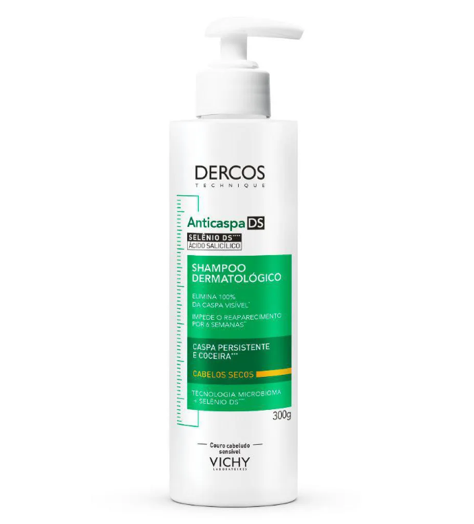 Shampoo Anticaspa Vichy Dercos  DS Cabelos Normais a Oleosos 300g