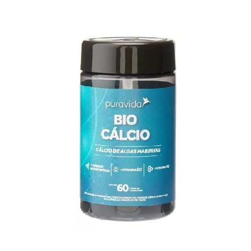 Suplemento Bio Calcio de Algas Marinhas 60 Cáps – Puravida