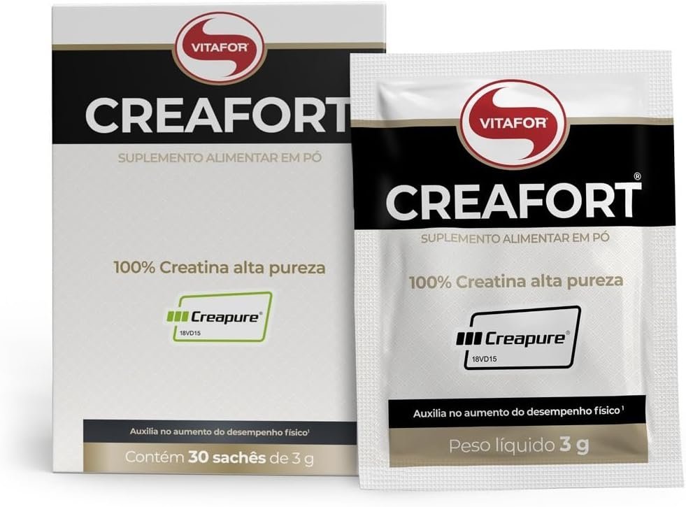Vitafor – Creafort Creatina Creapure – 30 Sachês 3g
