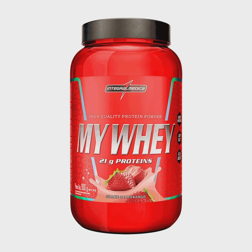 Whey Protein Concentrado My Whey – Integralmedica (Morango)