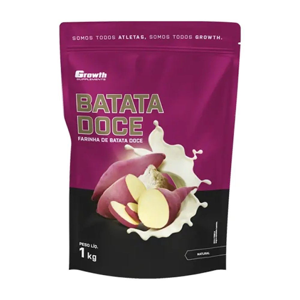 100% Batata Doce em Pó Sabor Natural 1kg