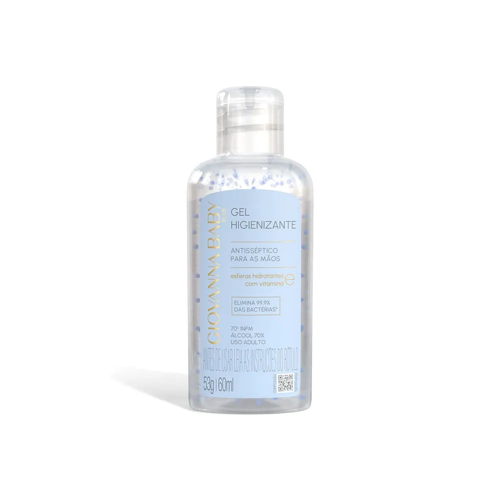 Álcool Em Gel Higienizante Giovanna Baby Blue 60ml