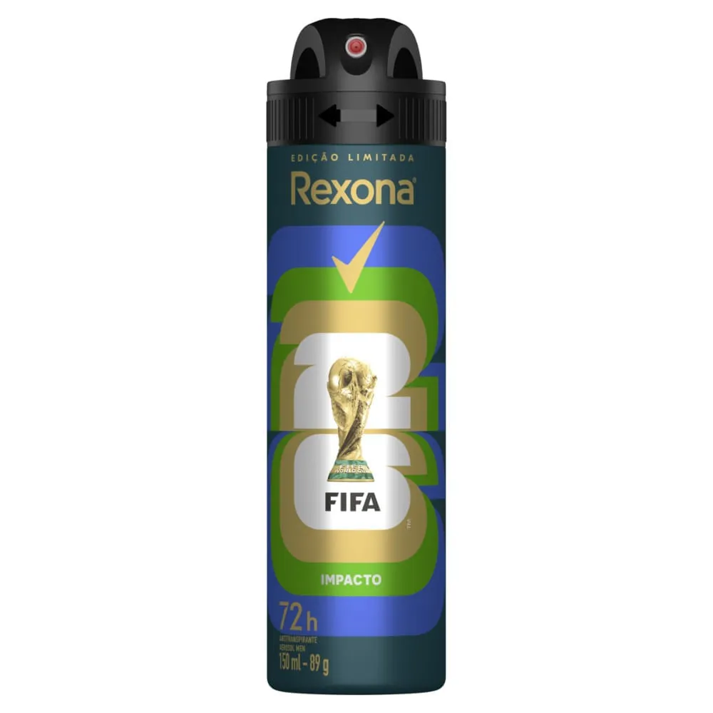 Antitranspirante Aerossol Rexona Men Impacto 150ml