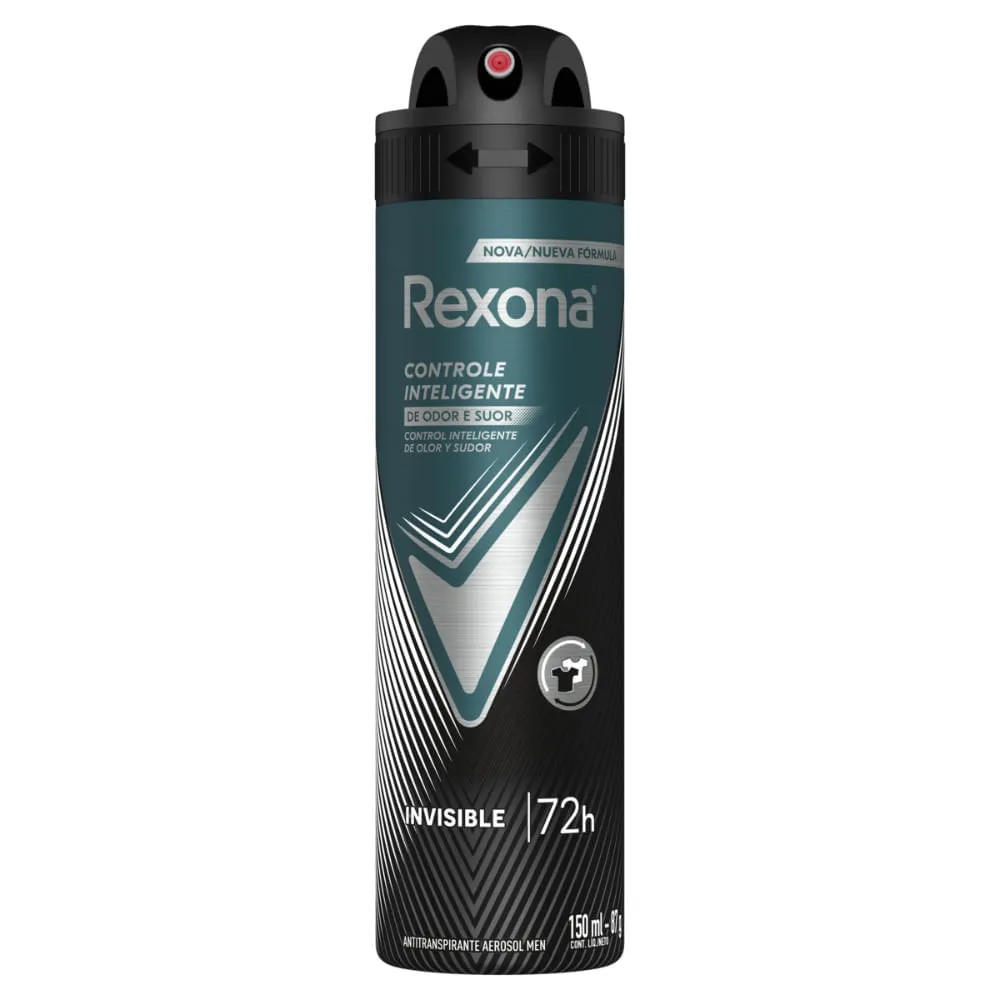 Antitranspirante Aerossol Rexona Men Invisible 150ml