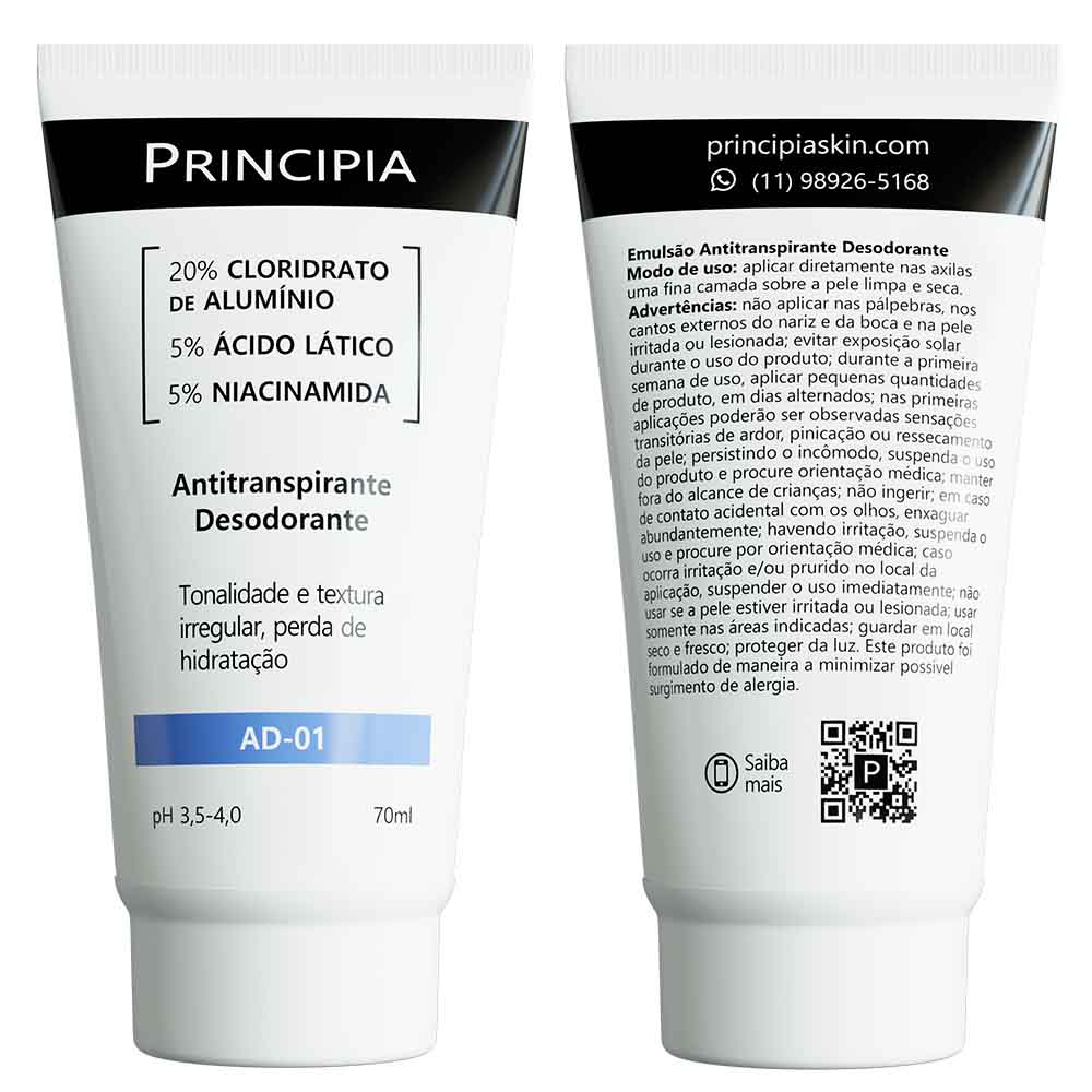 Antitranspirante Desodorante Principia Ad-01 70ml