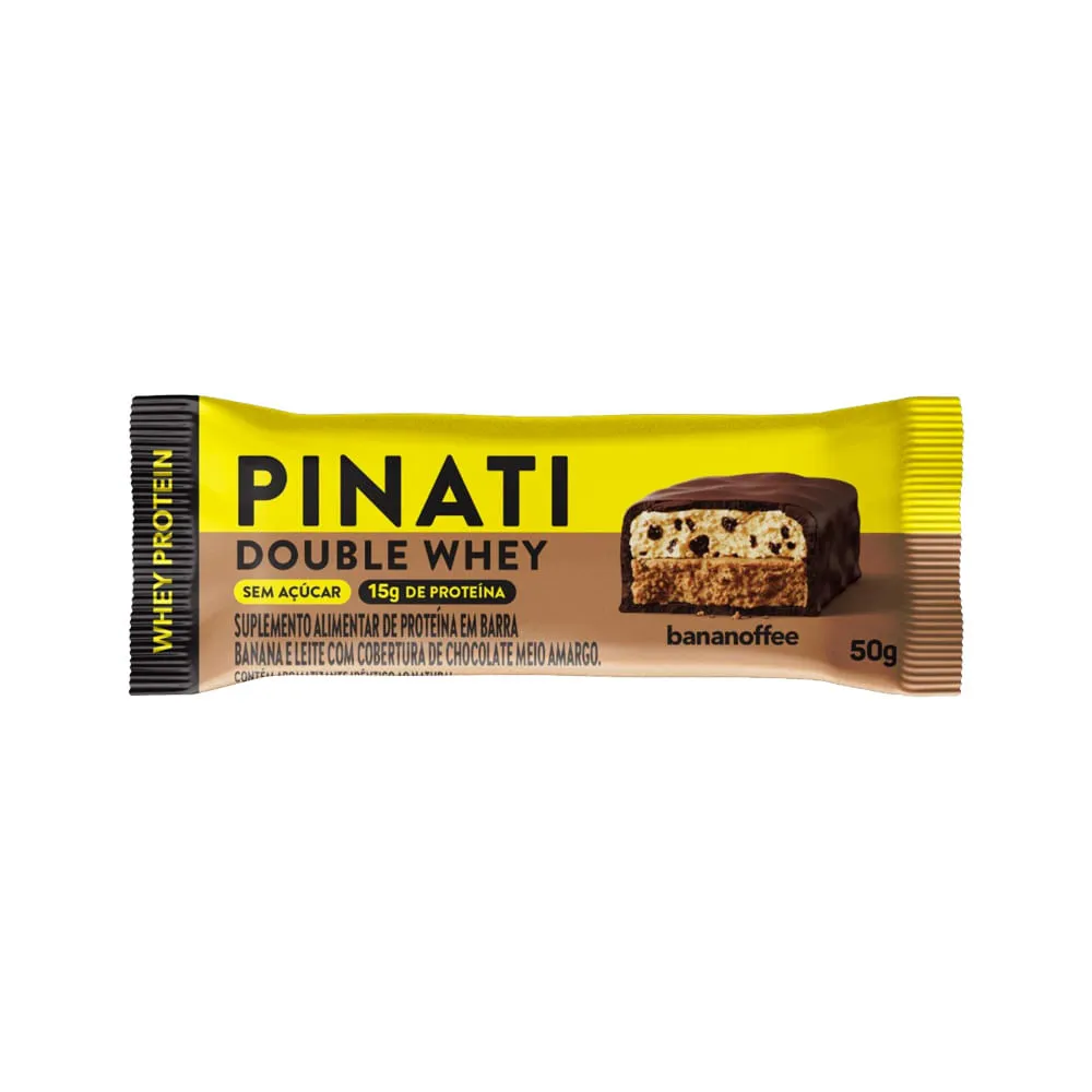 Barra Pinati Double Whey Bananoffee 50gr