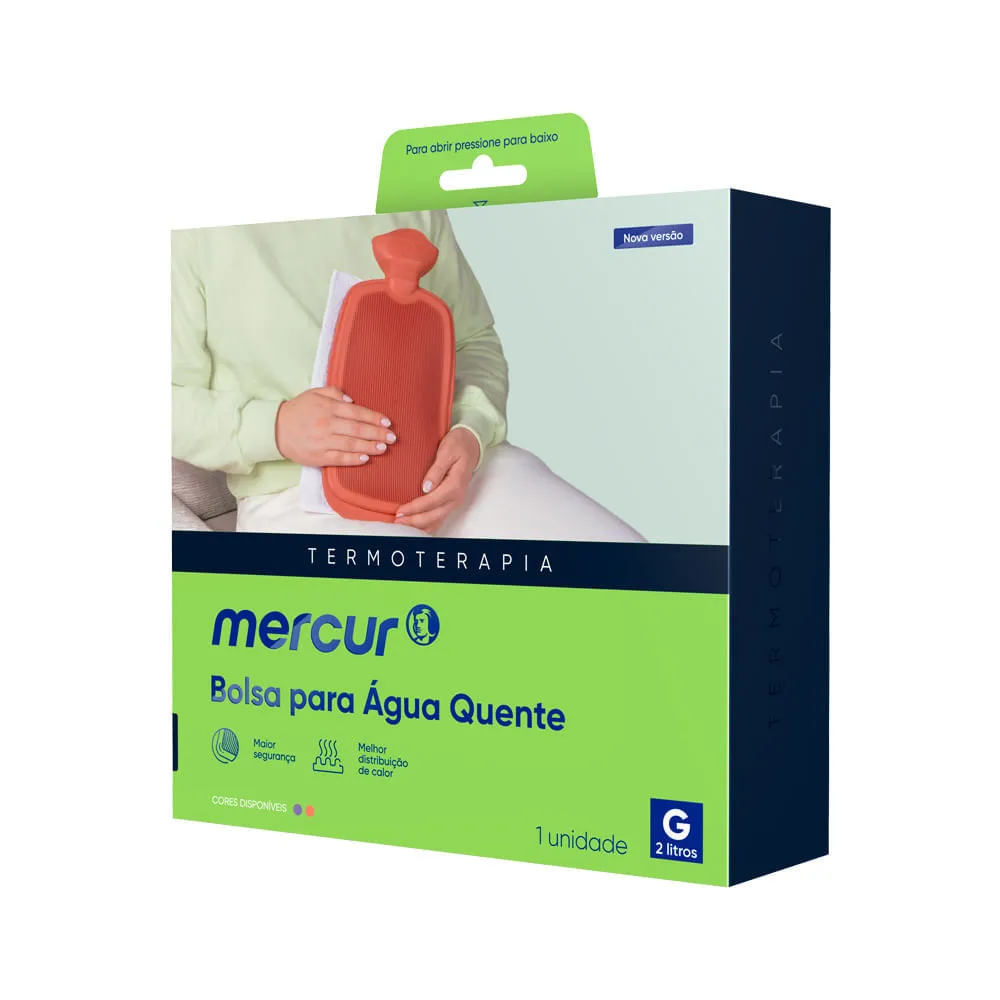 Bolsa Para Agua Quente Mercur Termoterapia G 2l Bordo Com 1 Unidade