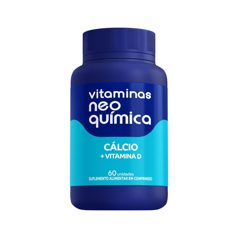 Calcio + Vitamina D Neo Quimica Com 60 Comprimidos