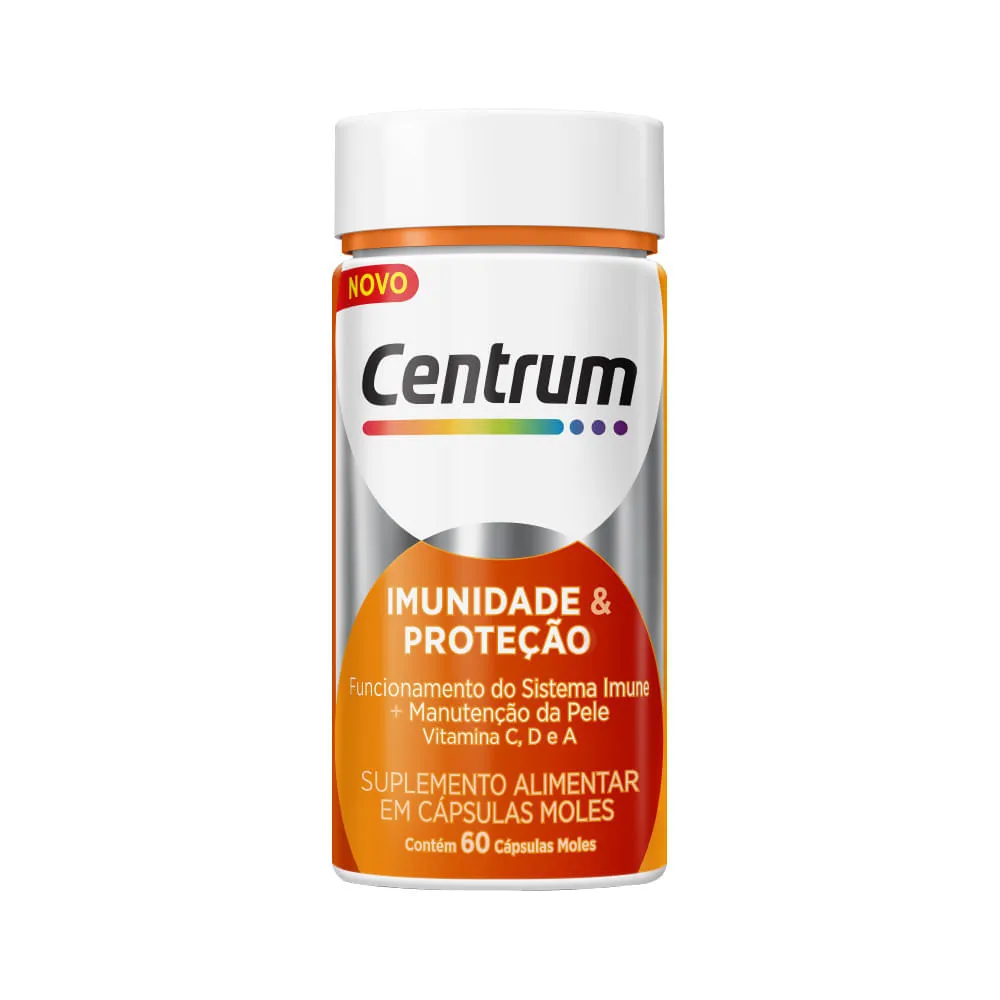 Centrum Multivitaminico Imunidade E Protecao Com Vitaminas C E Zinco 60 Caps