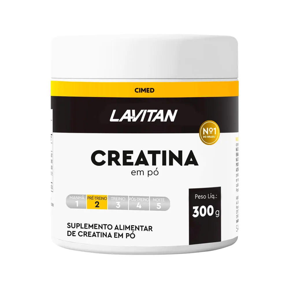 Cimed Lavitan Creatina Em Po Pre Treino 300gr