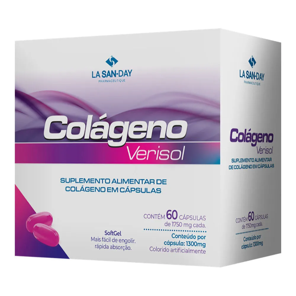 Colágeno Lasanday Verisol 1750mg Com 60 Cápsulas
