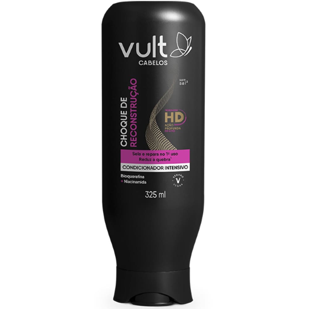 Condicionador Vult Cab 325ml Choque Reconstrucao