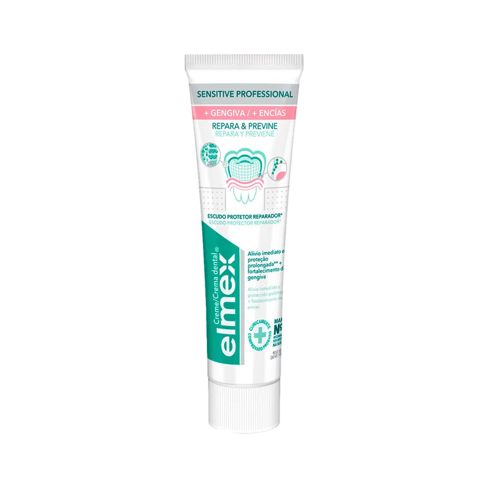 Creme Dental Elmex Sensitive + Gengiva 110gr