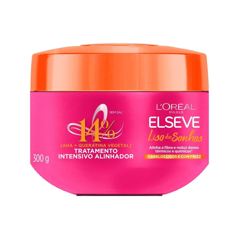 Creme Para Tratamento Loreal Paris Elseve Liso Dos Sonhos 300g
