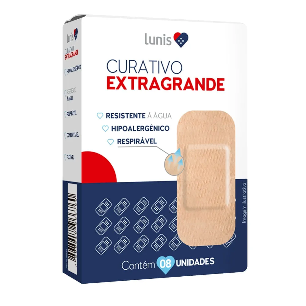 Curativo Lunis Extragrande 8 Unidades