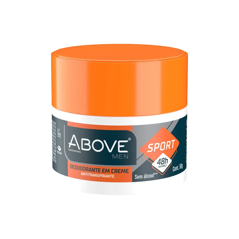 Desodorante Above Masculino Sport 50gr Creme