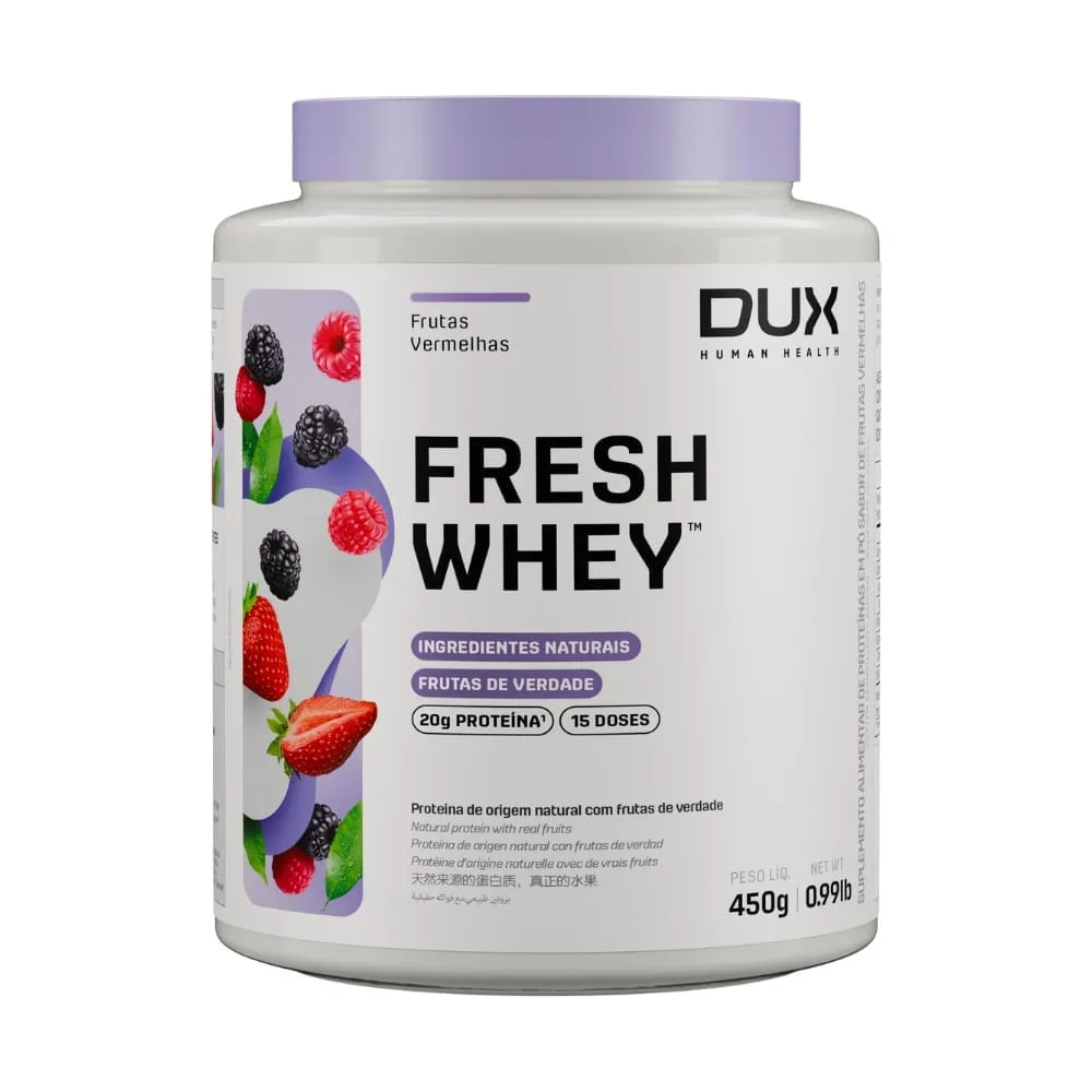 Dux Fresh Whey 450gr Frutas Vermelhas