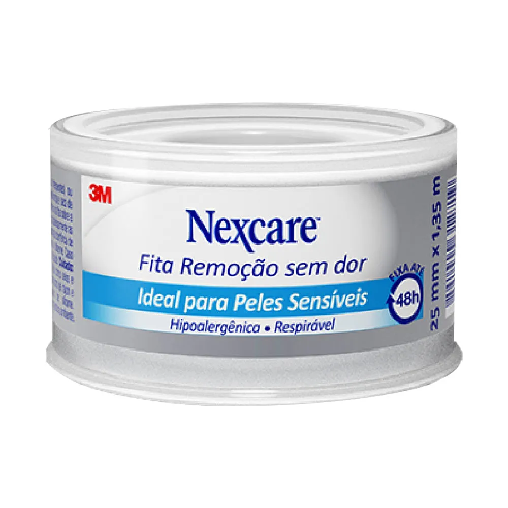 Fita 3m Nexcare 25mmx1,35m Remocao Sem Dor