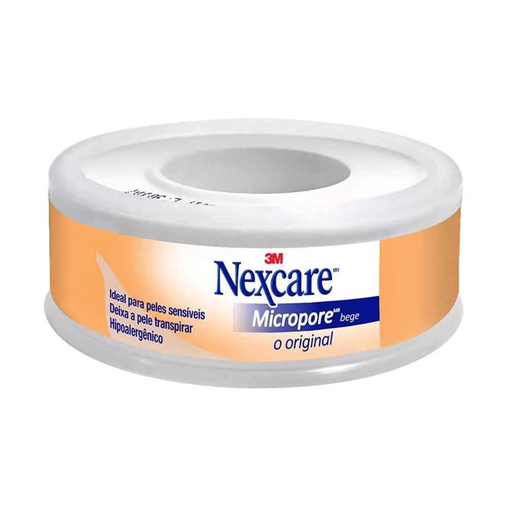 Fita Micropore 3m Nexcare Bege 12mmx4,5m
