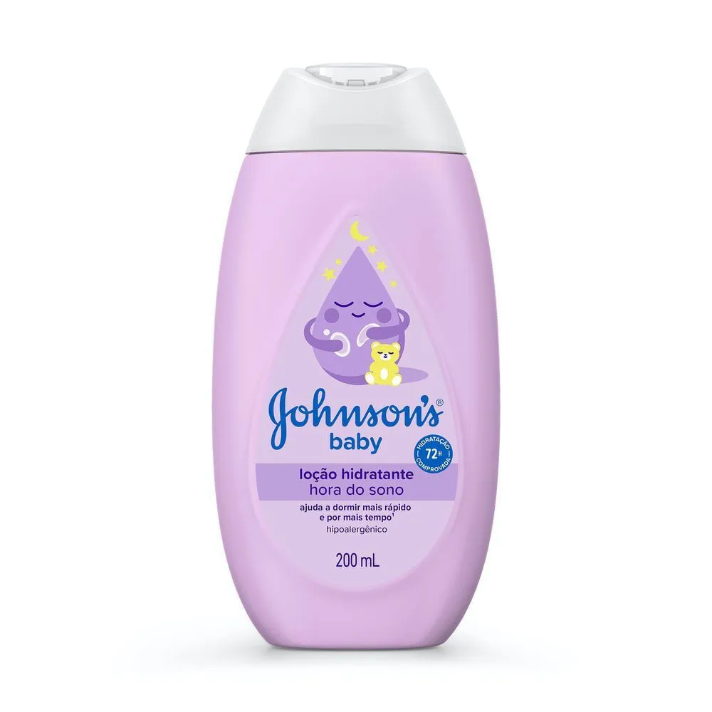 Hidratante Johnson Baby 200ml Locao Hora Do Sono