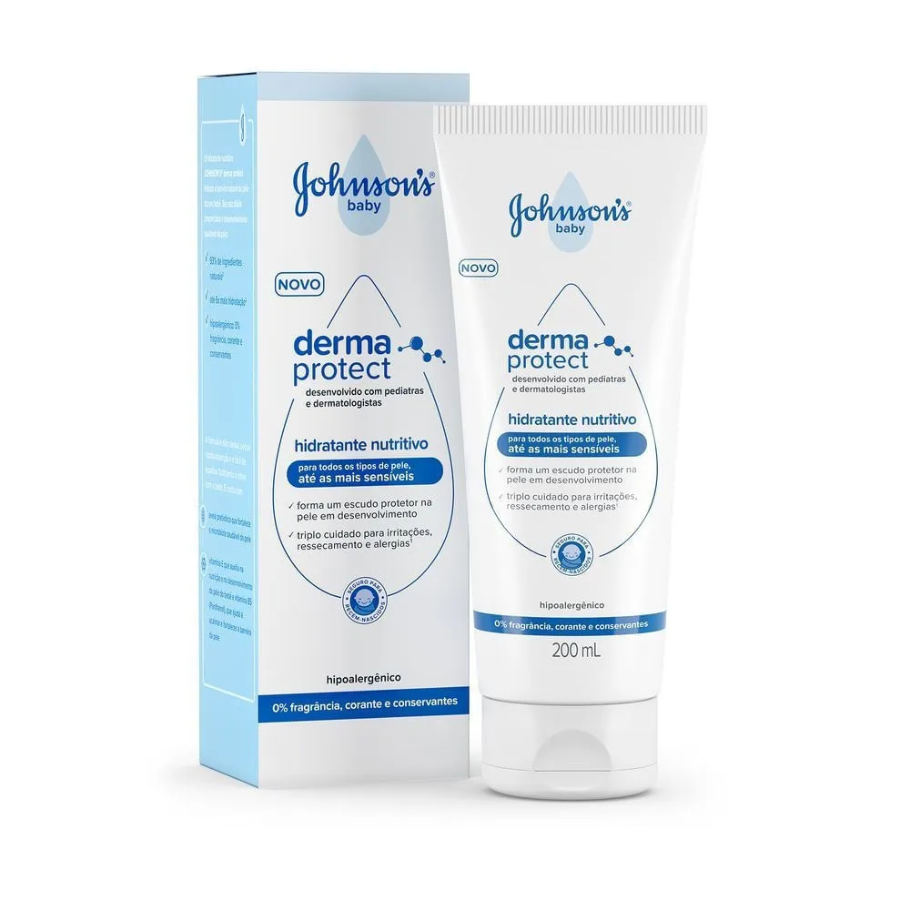 Hidratante Johnson Baby Derma Protect 200ml Nutritivo