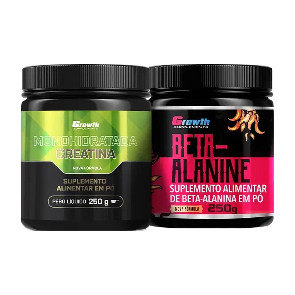 Kit Creatina Monohidrata 250g + Beta Alanina 250g
