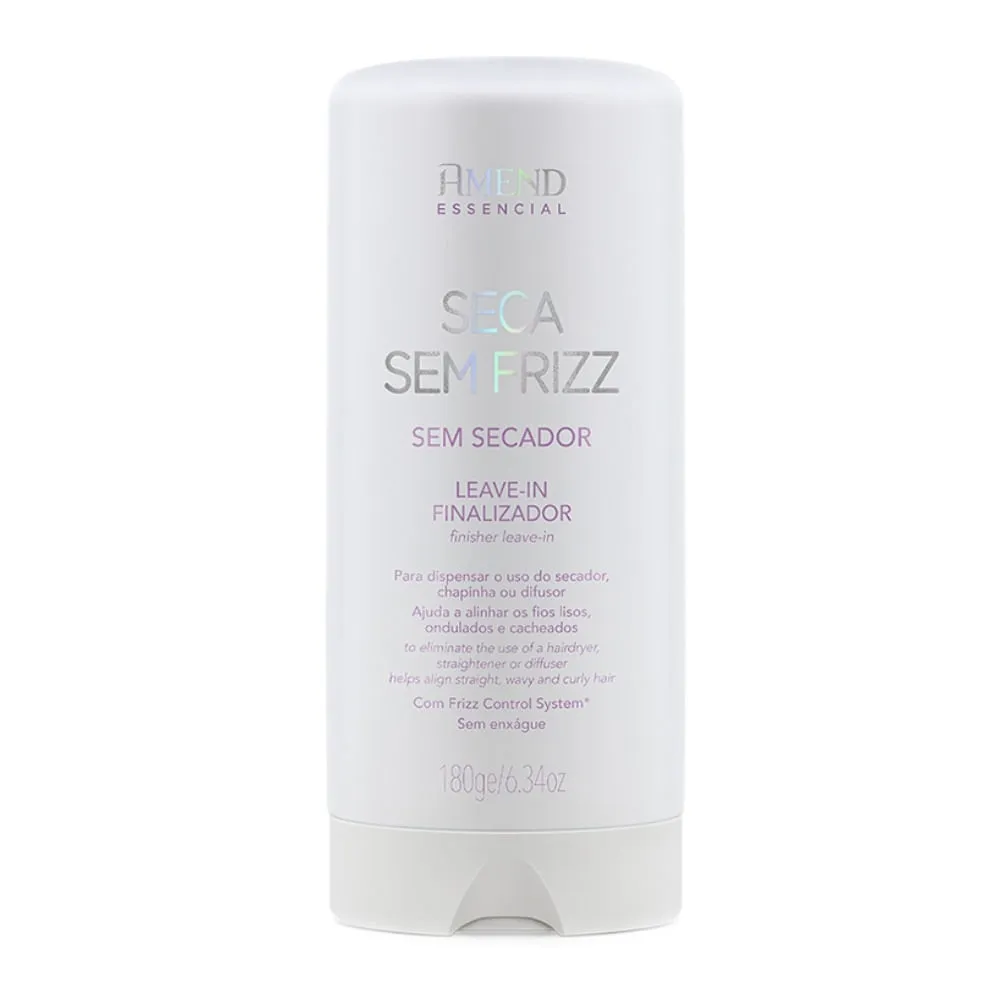 Leave-in Finalizador Amend Essencial Seca Sem Frizz 180ml