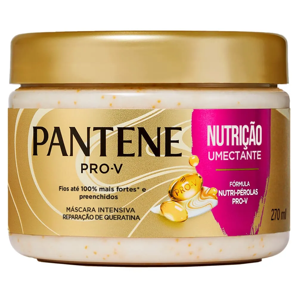 Máscara De Tratamento Pantene Nutrição Umectante 270ml