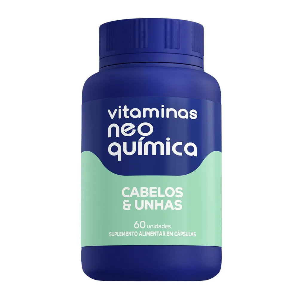 Multivitamínico Neo Química Cabelos E Unhas 60 Cápsulas