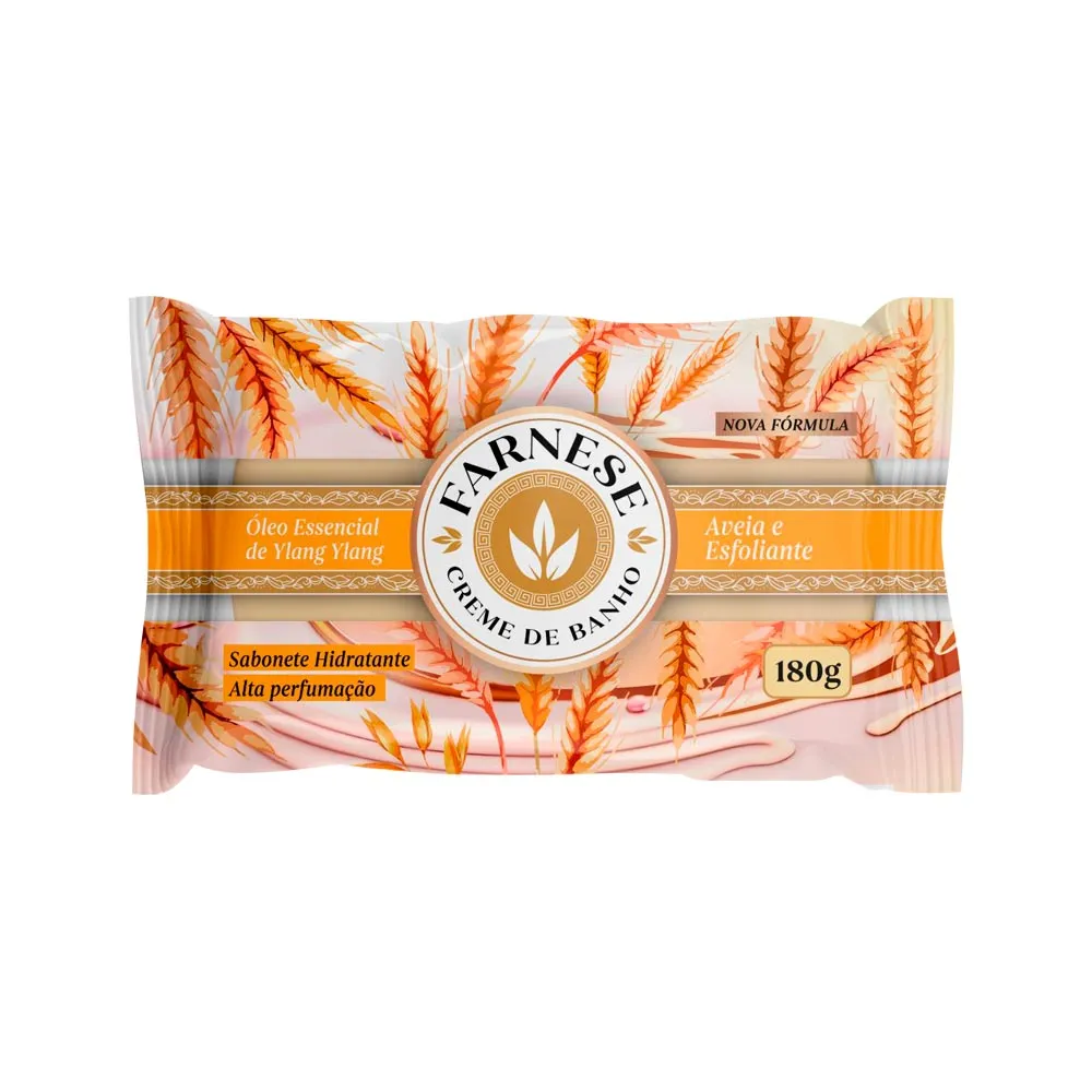 Sabonete Em Barra Farnese Aveia E Esfoliante 180gr