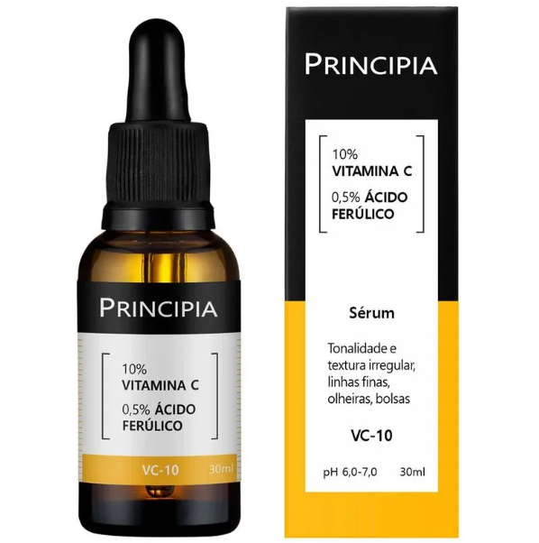 Serum Facial Vitamina C + Acido Ferulico Principia Vc-10 30ml
