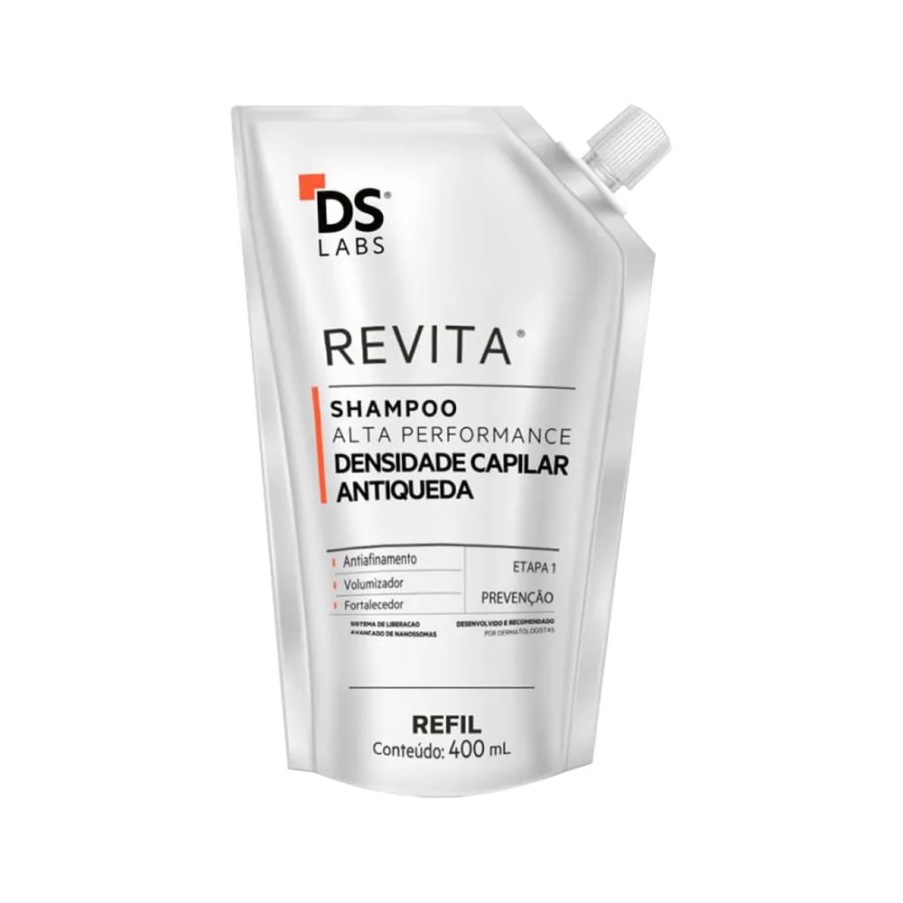 Shampoo Antiqueda Revita Alta Performance Densidade Capilar 400ml Refil