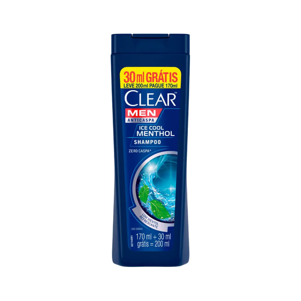 Shampoo Clear Men 200ml Ice Cool Menth