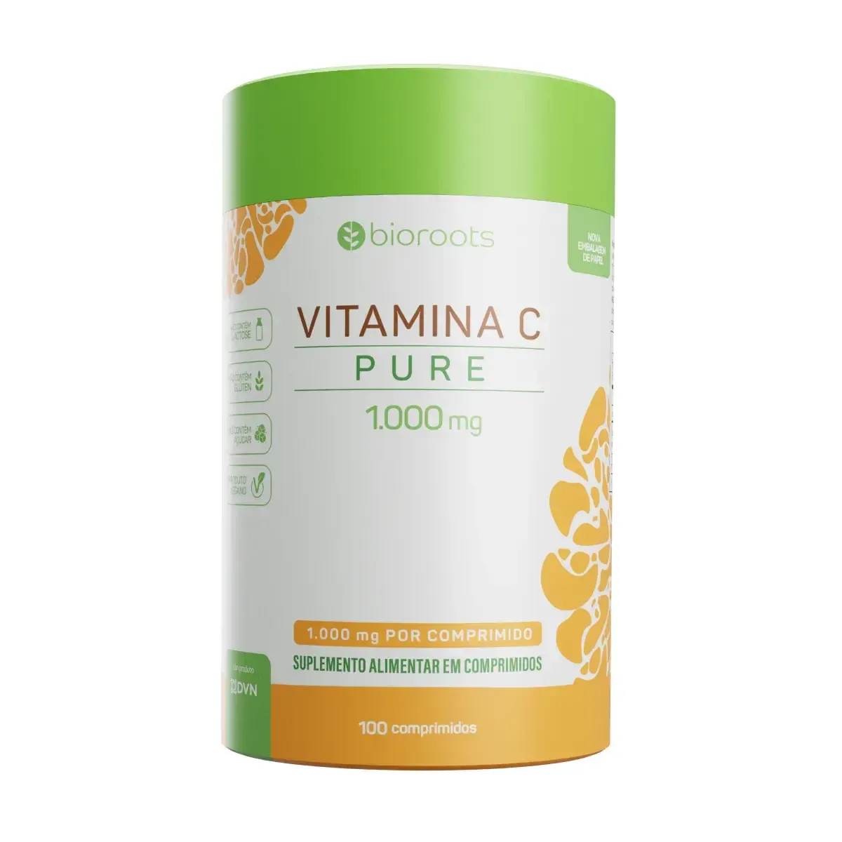 Vitamina C Bioroots 1000mg 100 cápsulas
